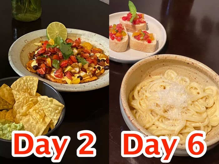 I made 3-course meals at home for a week, and it was simultaneously exhausting and inspiring