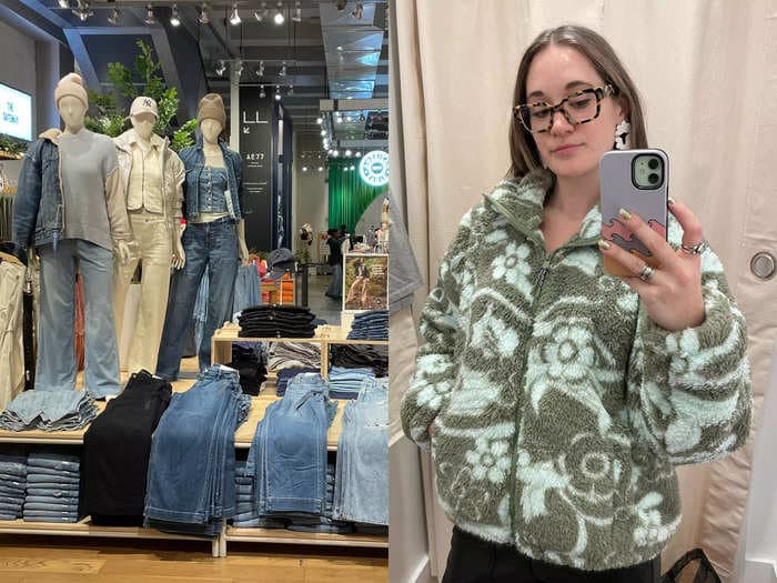 I visited American Eagle's NYC concept store, which showcases lesser-known brands like Aerie, Offline, and AE77 jeans. Now I get why the company is drawing in teens and moms alike.