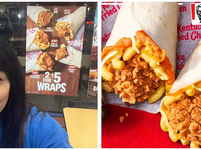 I tried KFC's new chicken wraps, including a spicy mac and cheese. The new dishes should push McDonald's to get wraps back on the menu fast.