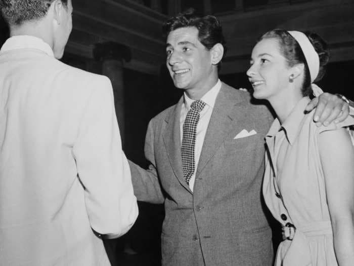 A timeline of Leonard Bernstein's complicated relationship with his wife, Felicia Montealegre