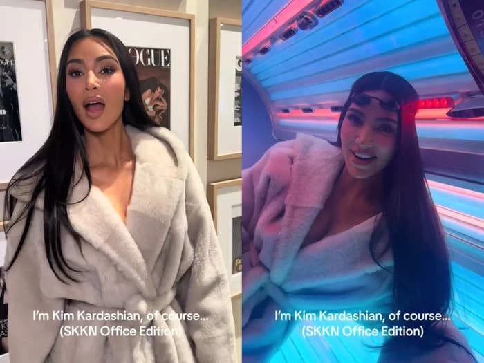 Kim Kardashian's office has a tanning bed, a 3D model of her brain, and a mannequin with her exact body measurements