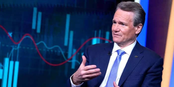 The Fed has to start cutting rates to avoid tipping the economy over, and 8 cuts are coming in the next 2 years, Bank of America chief Brian Moynihan says