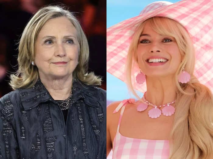 Hillary Clinton offers her sympathies to Margot Robbie and Greta Gerwig after their 'Barbie' snubs: 'You're both so much more than Kenough'