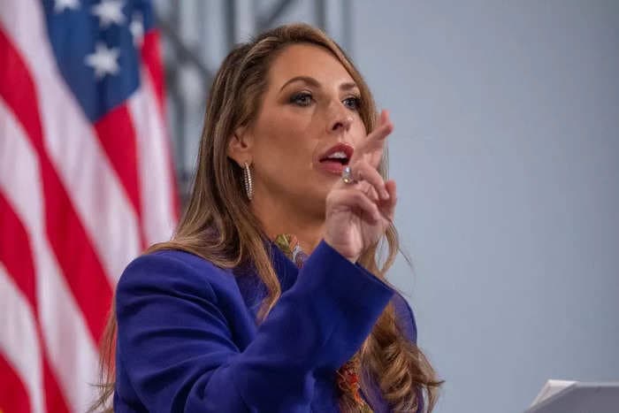 The RNC chair once said the party wouldn't put 'our thumb on the scale' to support Trump in the primary. Now, she's calling for Haley to drop out.