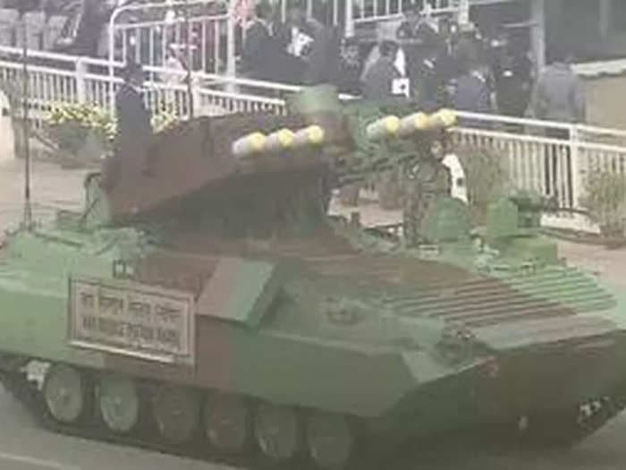 T-90 Bhishma, NAG Missile, Surface-to-Air Missile, drone jammer displayed at Kartavya Path