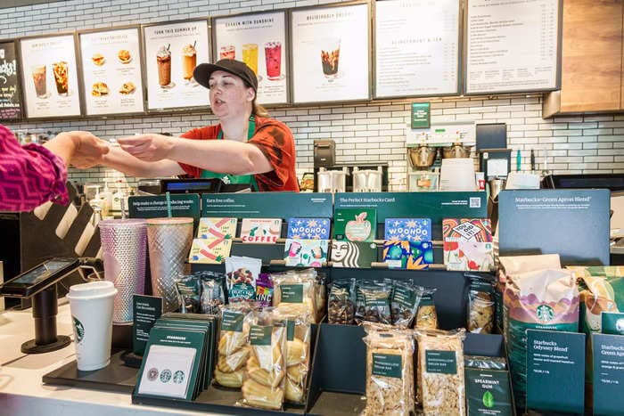 Starbucks customers are placing bigger orders than they ever have before