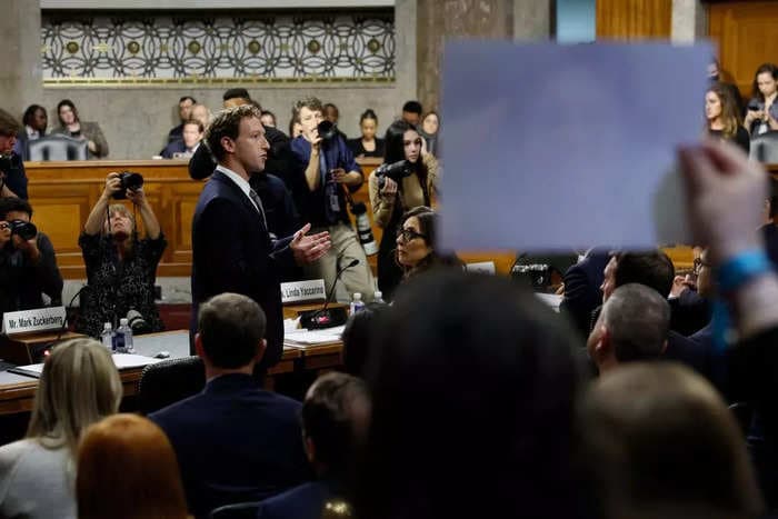 Mark Zuckerberg was pressured to physically stand up and face families affected by online abuse