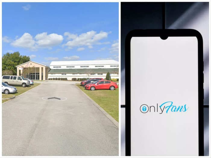 A Florida mom was barred from dropping her kids off at a private Christian school over a decal promoting her OnlyFans page