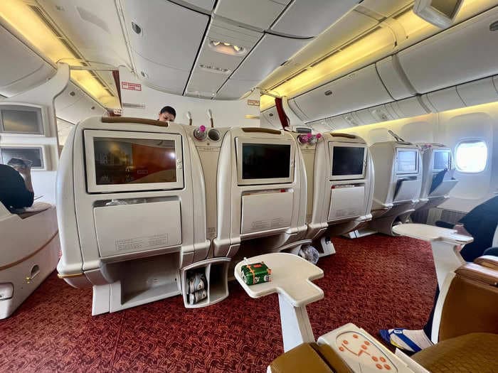 I flew 13 hours in business class on Air India from New York to Delhi. The seat was awkward and offered no privacy, but wasn't as bad as I feared.