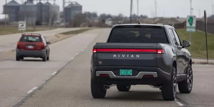 A Rivian R1T blew through steel guardrails, reflecting safety experts' warnings about heavy vehicles and even heavier EVs