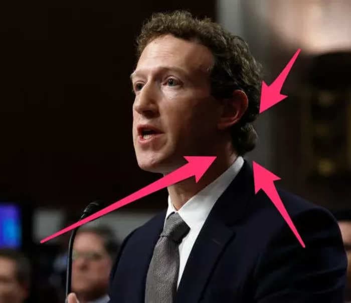 Mark Zuckerberg has a new look