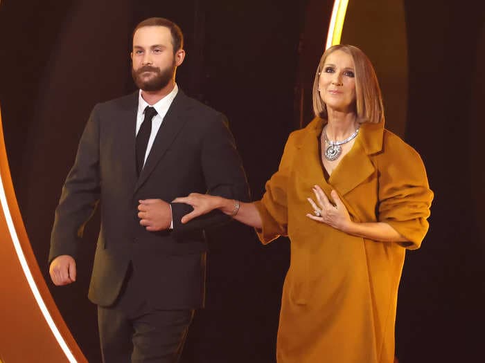 Céline Dion's eldest son attended the Grammys with her. Here's what you need to know about her 3 kids.