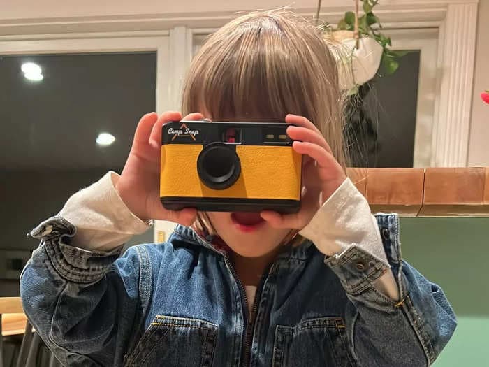 I bought a $65 screen-free camera to take more photos of my kids. It's helping us make memories. 