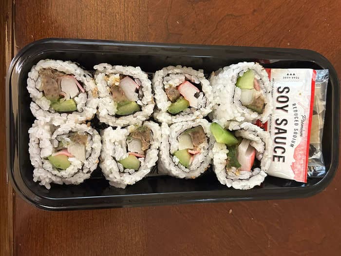 I tried California rolls from 5 grocery stores to find the best quick lunch. Whole Foods let me down. 