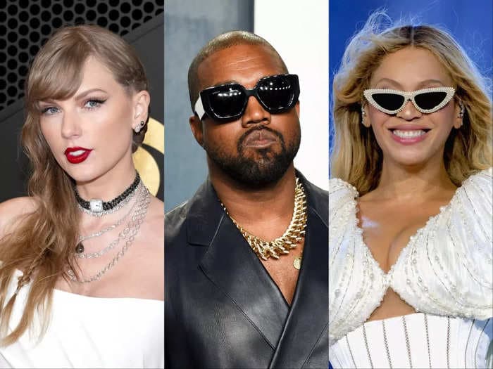 Ye's is beefing with Taylor Swift fans who tried get Beyoncé to no.1 instead of him &mdash; here's why      