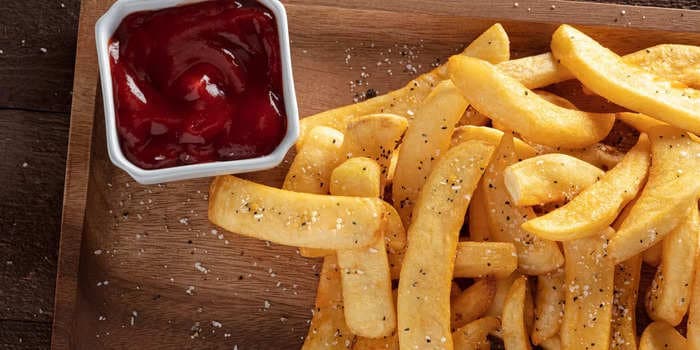 How to air fry frozen french fries