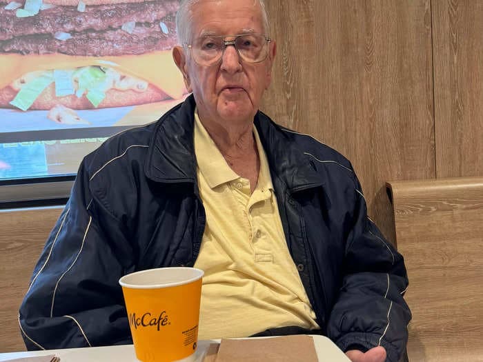 Meet the 100-year-old man who drives to McDonald's at 8 a.m. almost every day for coffee with his friends
