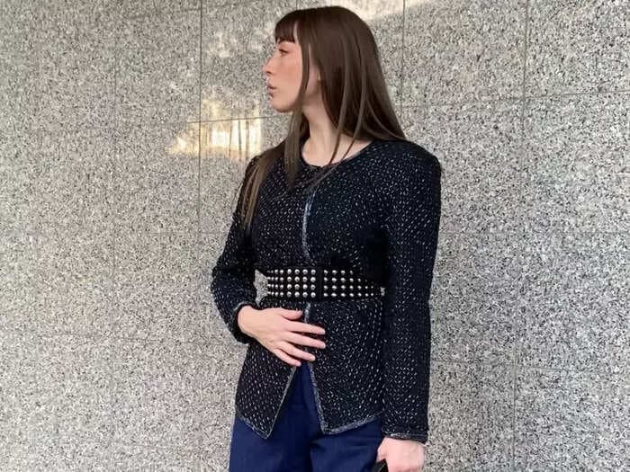 Gen Z should stop wearing crop tops and mini skirts to the office, a corporate stylist says. Cover up 'from nips to knees.' 