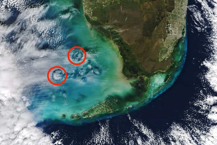 NASA space photo shows odd-looking sky holes near Florida       