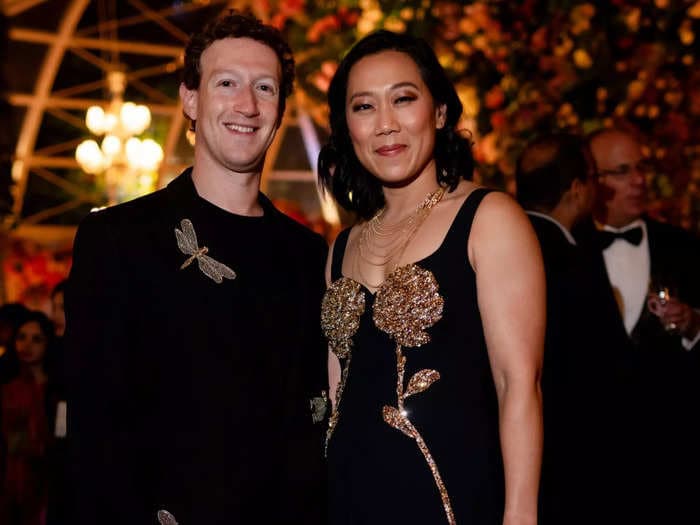 The Zuckerbergs were all about 'loud luxury' at the Ambani family's opulent pre-wedding festivities in India 