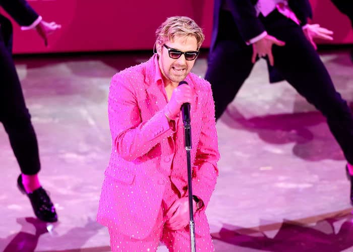 Every celebrity was having a blast during Ryan Gosling's performance of 'I'm Just Ken' at the 2024 Oscars