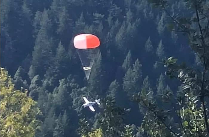 A California family, including 2-year-old, survived a plane crash by deploying a parachute system