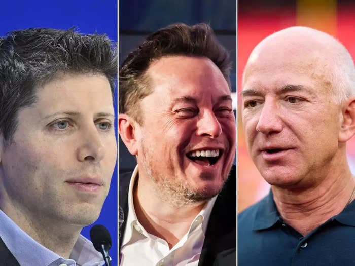 Sam Altman says he could do with more collaboration and less of Elon Musk tweeting a silver medal at Jeff Bezos to flex his wealth