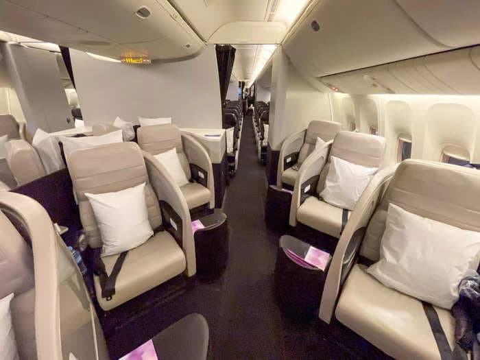 After years in coach, I took my first long-haul flight in business class. Here are 10 surprising things about the most glamorous plane ride of my life.