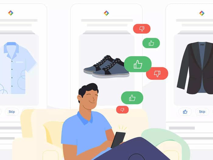 I tried Google's new feature. It's basically a dating app for finding clothes and shoes.