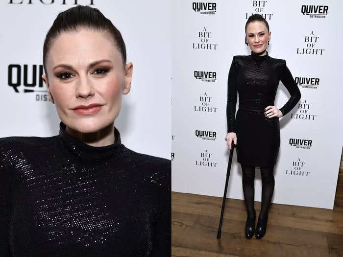 Anna Paquin says she plans to 'elaborate' on her reasons for using a walking cane 'at some point' 