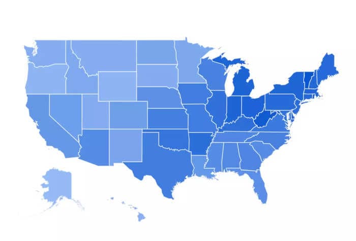 There was a huge spike in people Googling that their 'eyes hurt' during the eclipse