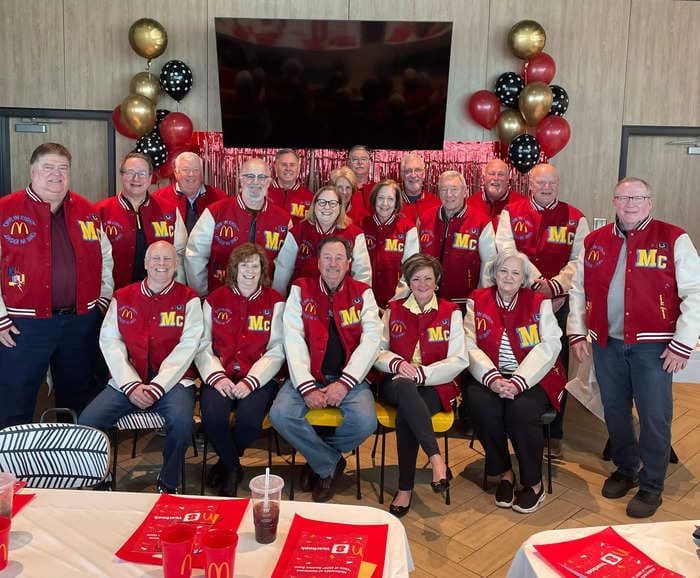 19 ex-McDonald's workers returned to their old restaurant for a 'Class of 1975' reunion almost 50 years after working together