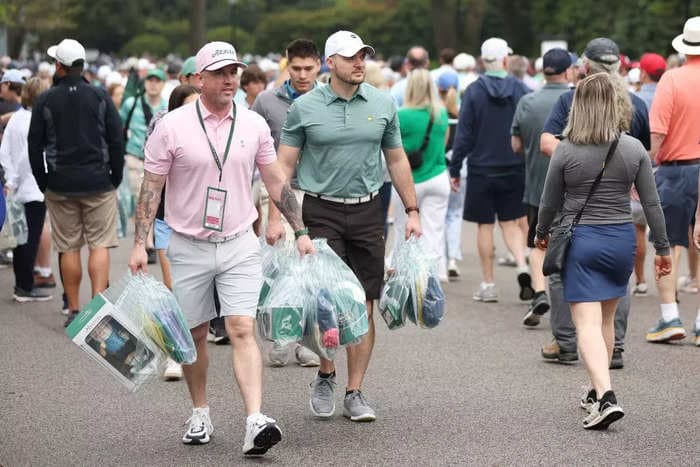 The Masters merch scene is a feeding frenzy unlike anything I've ever seen before