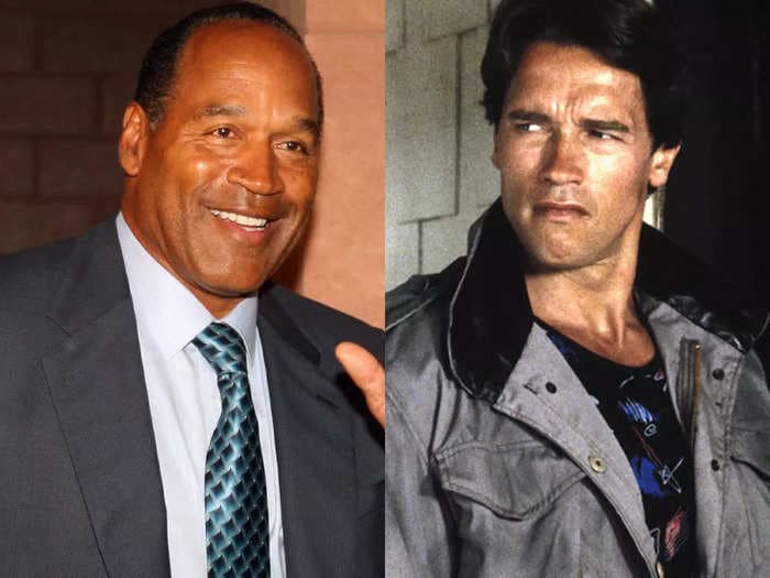 'Terminator' writer says O.J. Simpson was never considered for the part, debunking a claim by Arnold Schwarzenegger