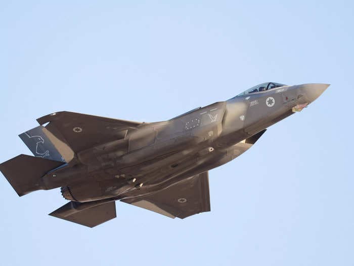 Photos show Israel's F-35I Adir stealth fighter jets used to defend against Iranian missiles