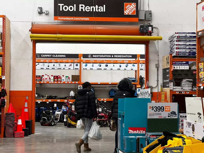 People keep stealing heavy equipment from Home Depot's rental department and selling it on Facebook