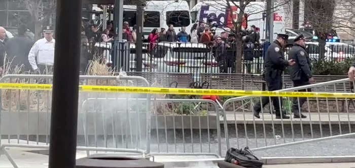 Man sets himself on fire outside the courthouse where Trump is standing trial