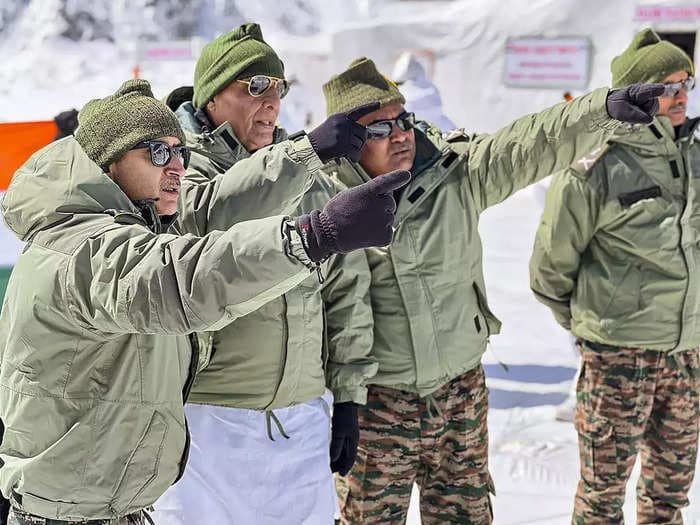 Rajnath Singh visits Siachen; reviews military preparedness