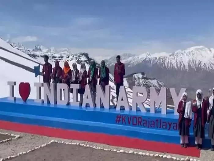 Indian Army unveils selfie point at Hombotingla Pass ahead of 25th anniversary of Kargil Vijay Diwas