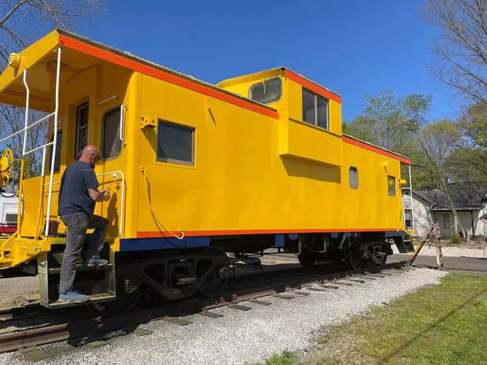We're budgeting $400,000 to flip 5 train cars into Airbnbs. It all started with a 1970s caboose we bought on Facebook marketplace.