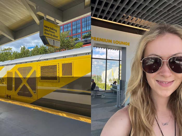 I booked a premium ticket on Florida's high-speed Brightline train for just $44. The first-class experience was fabulous.