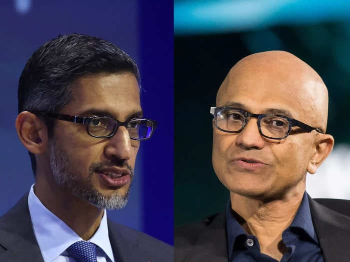 Sundar Pichai claps back at Microsoft's CEO after his comments about making Google 'dance'