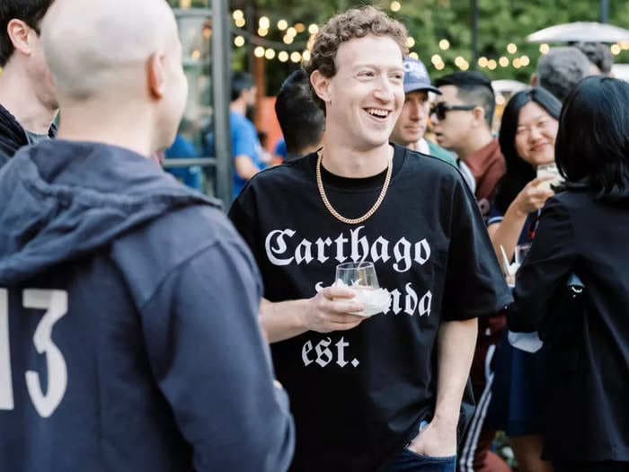 Zuck's new style was on full display at his birthday