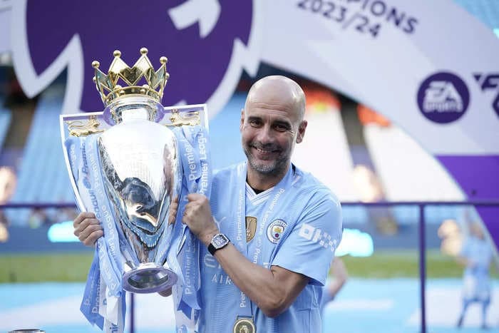 ‘Everything is done’: Guardiola ponders motivation to continue as Manchester City win record fourth successive Premier League