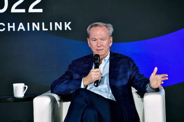 Ex-Google CEO Eric Schmidt has an easy solution to the terrifying idea of AI with free will