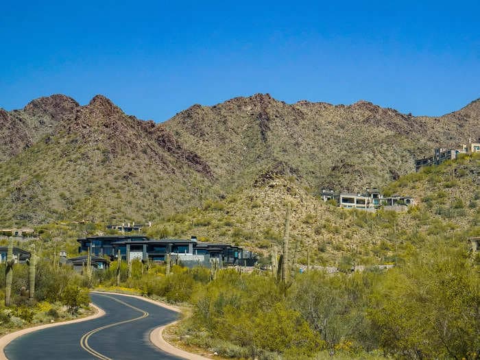 I spent an afternoon in Scottsdale, Arizona's most elite neighborhood, where homes cost up to $50 million. It felt like a private small town. 