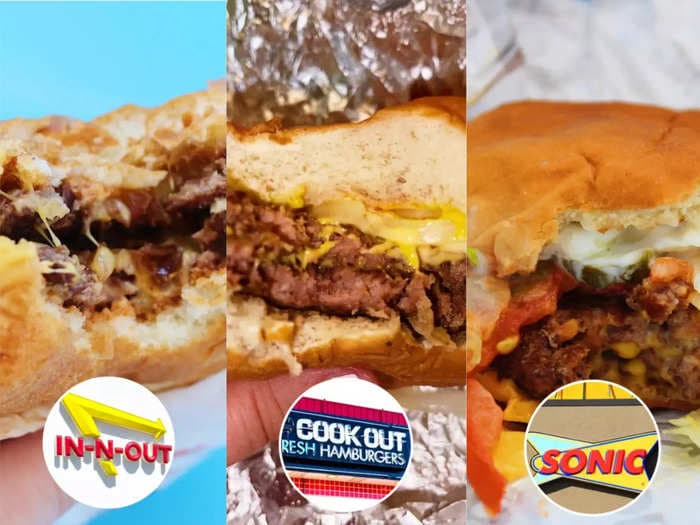 I ranked 12 fast-food double cheeseburgers from worst to best, and my favorite was also one of the cheapest