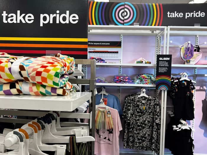 Target has around 75 Pride items in its collection right now. That's over 2,000 fewer than last year.