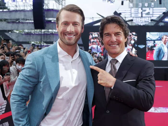 Tom Cruise pranked Glen Powell by pretending his helicopter was going to crash