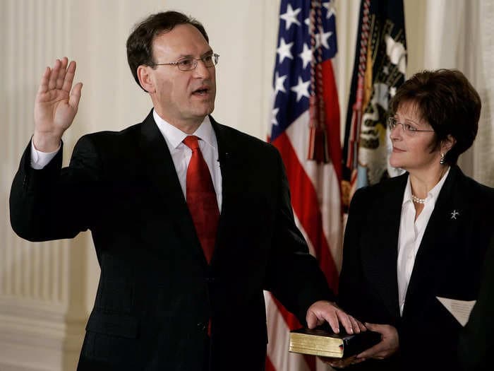 Samuel Alito's story about the upside-down flag fiasco isn't fully adding up 